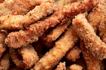 fried chicken wings background