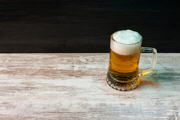 jar glass of beer background
