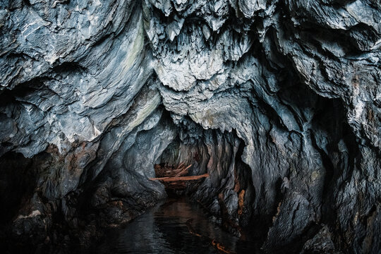 Back End of a small cave. 