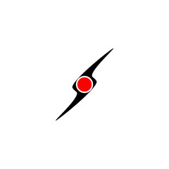 letter s lightning energy simple symbol logo vector