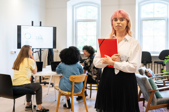Businesswoman Portrait At Work Meeting