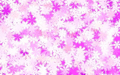 Fototapeta na wymiar Light Purple, Pink vector natural artwork with flowers.