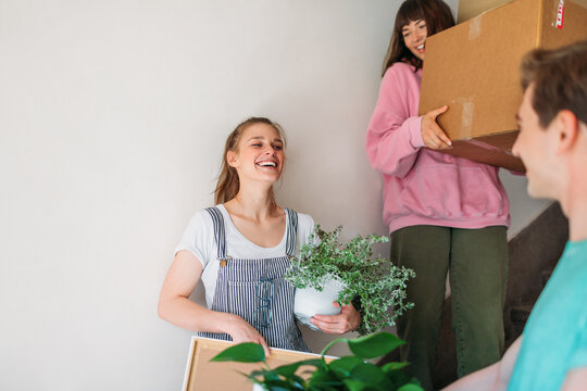 Three Friends Moving In Together 