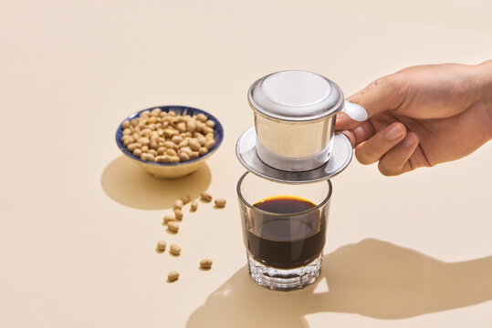 Vietnamese traditional coffee phin