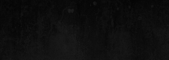 Panorama of Black grey concrete texture, Rough cement stone wall, Surface of old and dirty outdoor building wall, Abstract nature seamless background
