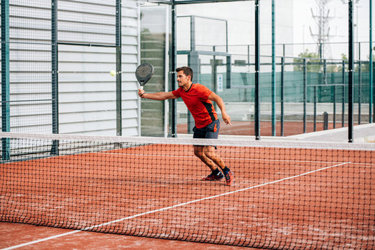 Man playing padel