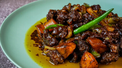 Spicy Soy Sauce Beef