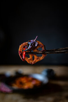 FRIED LOTUS ROOT