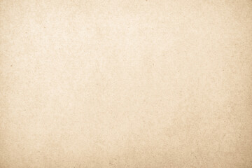 White recycled craft cardboard texture as background. Grey paper texture, Old vintage page or grunge vignette of old newspaper. 