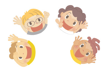 kids_from_a bird’s_eye view_flat-taste01