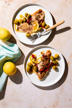 Baked seafood dish