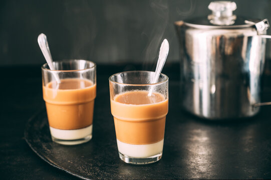 Food: Cortado leche, spanish coffee