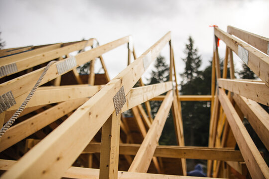 Framing of sloped roof