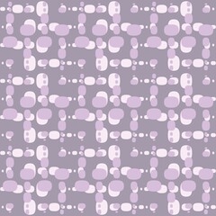 Rounded abstract seamless pattern - accent for any surfaces.