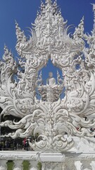 Wat Rong Khun white temple Chang Rai Thailand