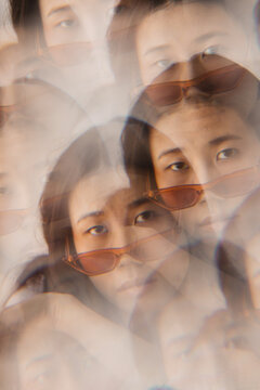 Multiple exposure portrait