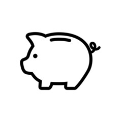 Piggy bank icon