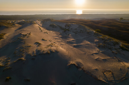 Coastline At Sunset