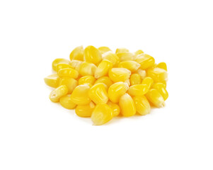Sweet corn isolated on white background