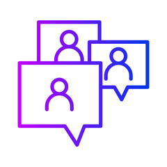 Customer chat icon