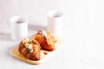 Fresh baked croissants.