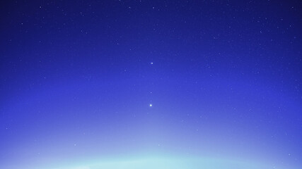 Fototapeta na wymiar Landscape of night sky with many stars 
