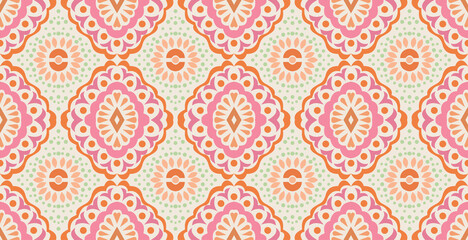 Geometric ethnic oriental ikat pattern traditional Design for background,fabric,wrapping,clothing,wallpaper,Batik,carpet,embroidery style.