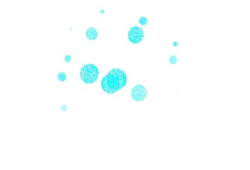 Light Blue, Green vector template with circles.