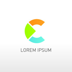 corporate c logo design