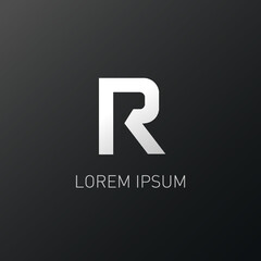 corporate r logo design