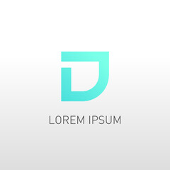 Fototapeta premium corporate d logo design
