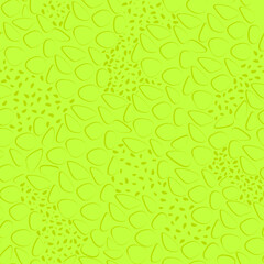 Moon surface abstract neon texture seamless pattern. Yellow neon surface for fabric design. Flat vector illustration.