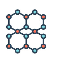 Obraz premium Color illustration icon for matter 
