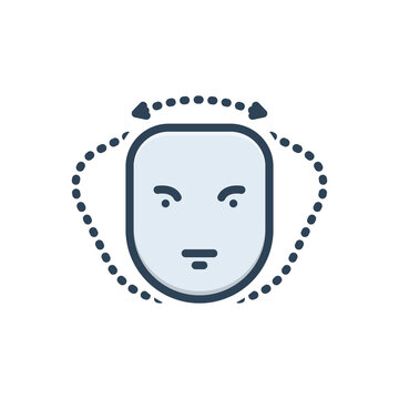 Color illustration icon for nod 