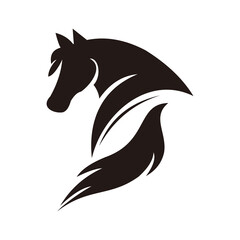 horse icon vector illustration sign