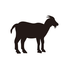 Goat icon vector illustration sign