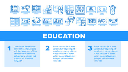 Electronic Dance Music Landing Web Page Header Banner Template Vector. Digital Music And Circular Equalizer, Glow Stick And Bracelet Badge, Ticket And Dj Console Illustration