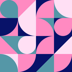 Geometry minimalist artwork poster with simple shapes background design for fabric and decor