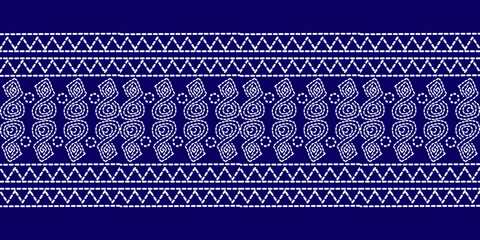 Ethnic black and white pattern