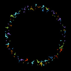 Question marks Quiz, doubt poll query public poll.