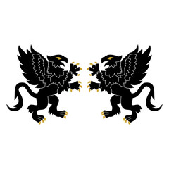 Griffin heraldry logo