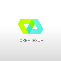 Naklejka premium corporate logo design