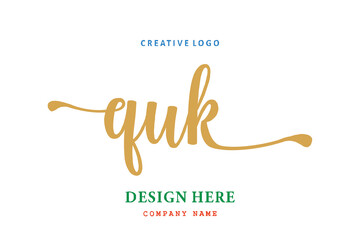 QUK lettering logo is simple, easy to understand and authoritative