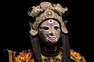 Chinese Sichuan opera face mask - obrazy, fototapety, plakaty