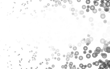 Light Gray vector background with spots.