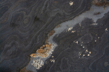 The background is gray stone, with gold veins, abstract pattern, texture of digital wall tile design.