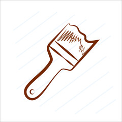 illustration of a brush