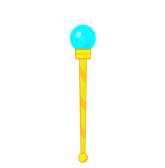 Light blue magic wand