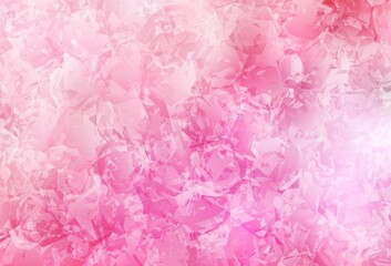 Light Pink vector abstract design with roses, flowers.