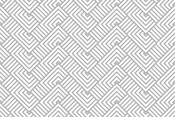 Abstract geometric pattern. A seamless vector background. White and gray ornament. Graphic modern pattern. Simple lattice graphic design.